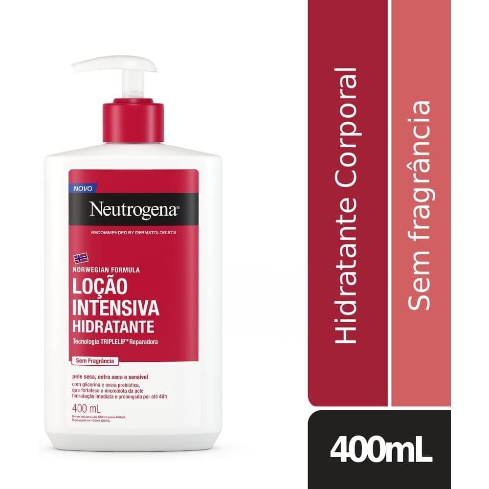 Promoção Hidratante Neutrogena Intensivo Norwegian Sem Fragrância 400ml