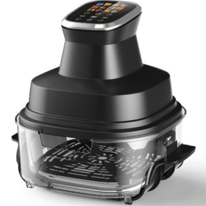 AirFryer Fritadeira Digital Uranyx 4L 1500w de Vidro Tela Touch.