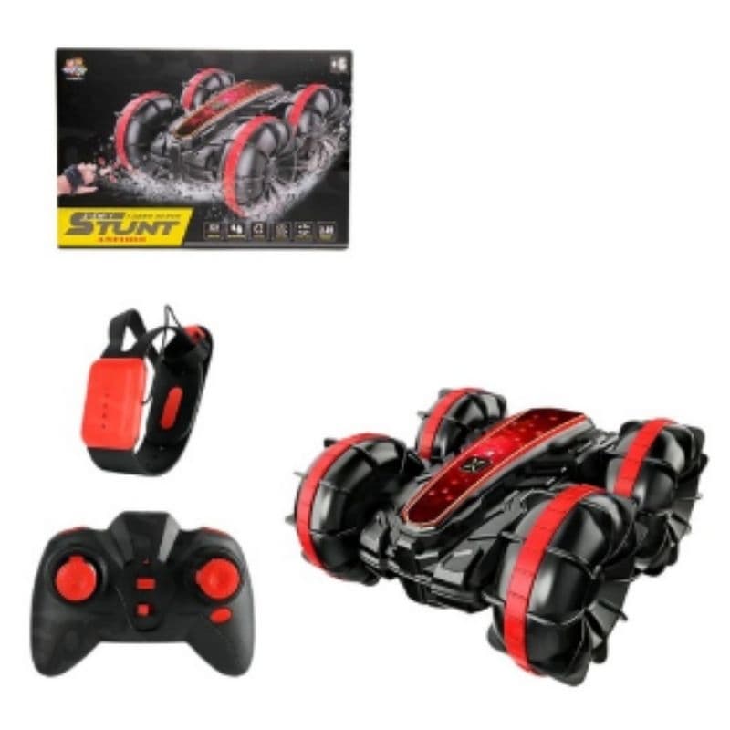 Carrinho Controle Remoto Á Prova Dágua Anfíbio Stunt Car
