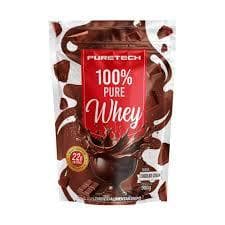 Whey Protein 100% Pure Tech 900g Suplemento para Ganho de Massa Muscular Sabor CHOCOLATE