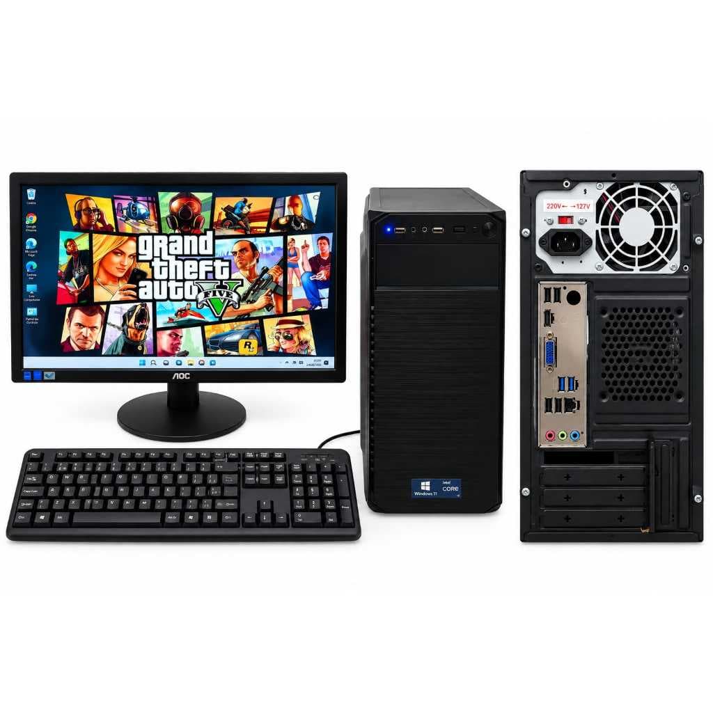 Computador  i7 Intel 4 Geração SSD 32 Sistema , HD500 Escravo, Windows 11 apenas o PC (Usado) o Gab