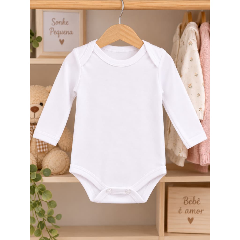 Body Manga Longa Bebê Frases Divertidas Algodão Roupinha de Baby Menino Ou Menina Roupa Moda Bebês