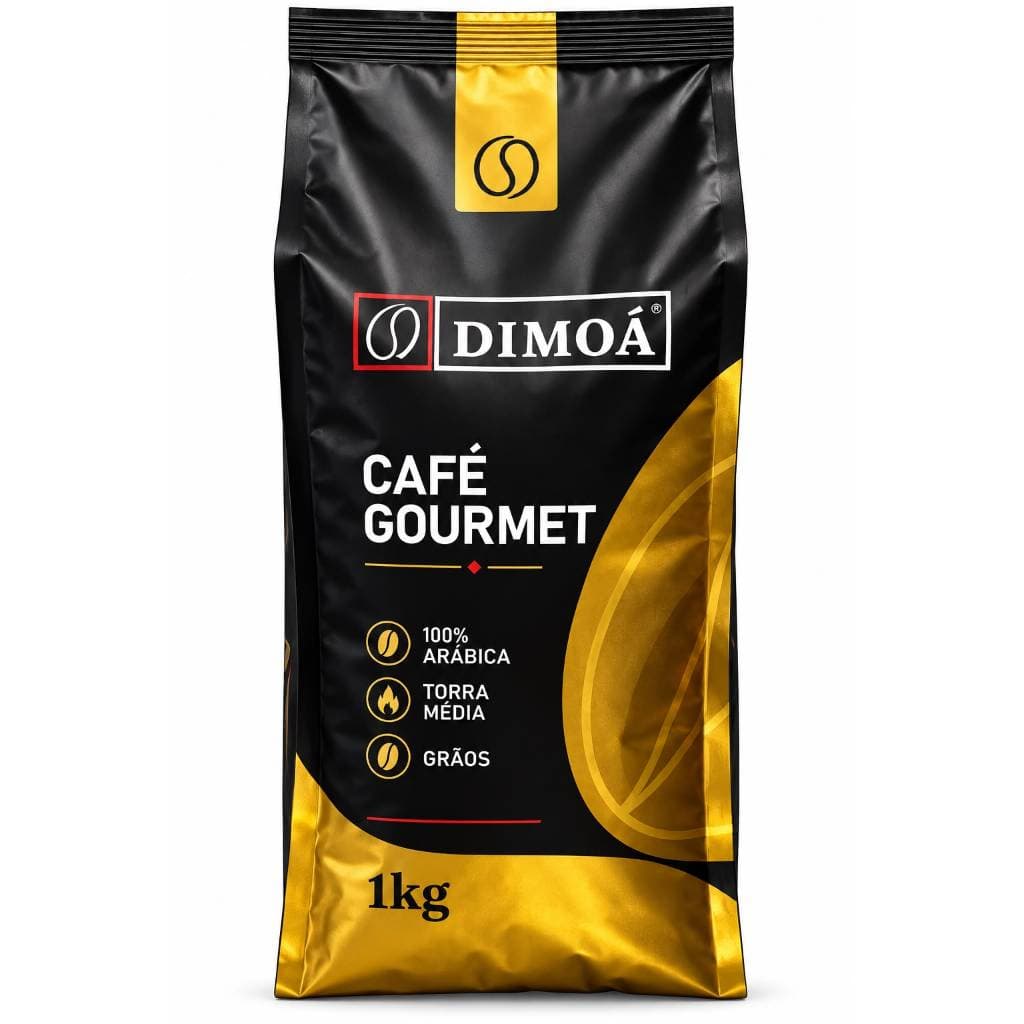Café em Grãos ou Moido DIMOÁ Café Gourmet 100% Arábica Torra Média