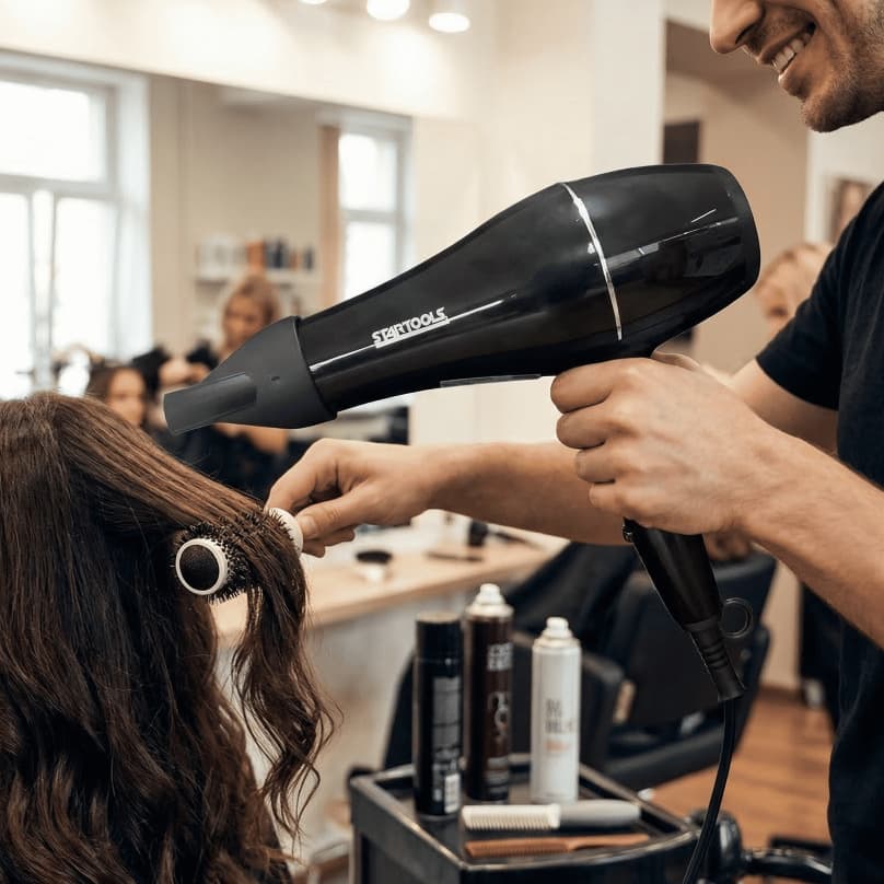 Secador Cabelo Profissional 1800 Watts Potente Rapido Leve Preto