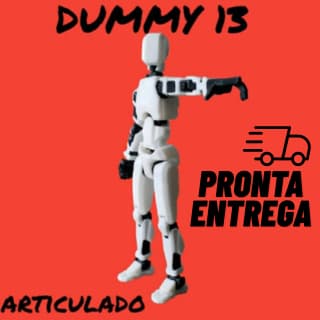 【Pronta Entrega】Boneco Dummy 13 Articulado | Boneco Articulado montado 3D presente criativo samurai