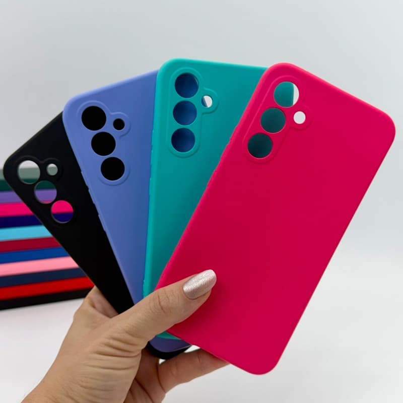 Capa Para Samsung Galaxy S23 FE Silicone Aveludada Capinha de Celular