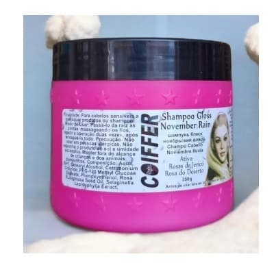 Shampoo Gloss November Rain Coiffer 350g Hidratante
