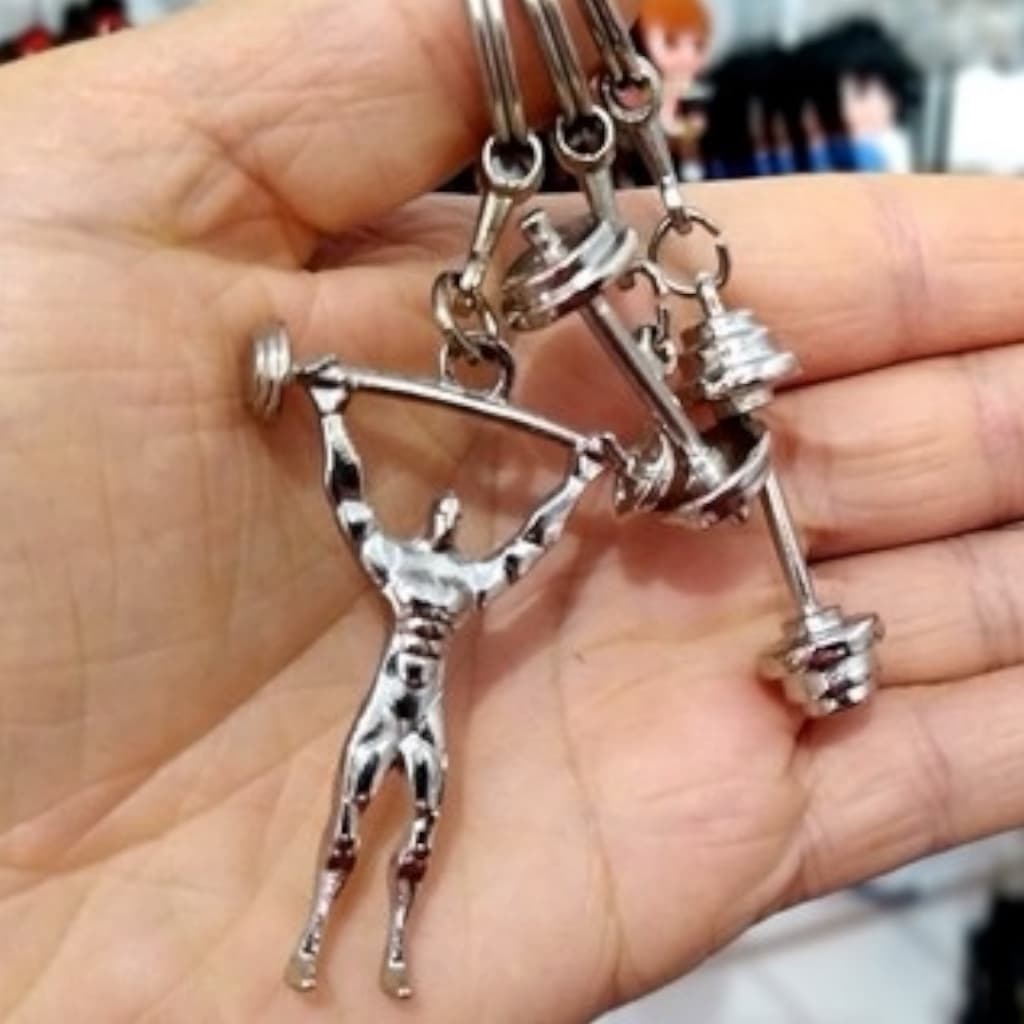 Chaveiro P/ Chaves Halteres Pesos Academia Fitness Musculação