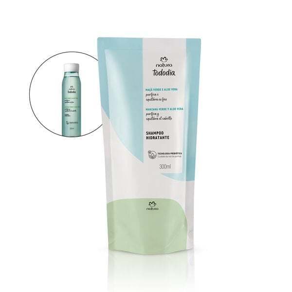 Refil Shampoo Hidratante Maçã Verde e Aloe Vera 300 ml