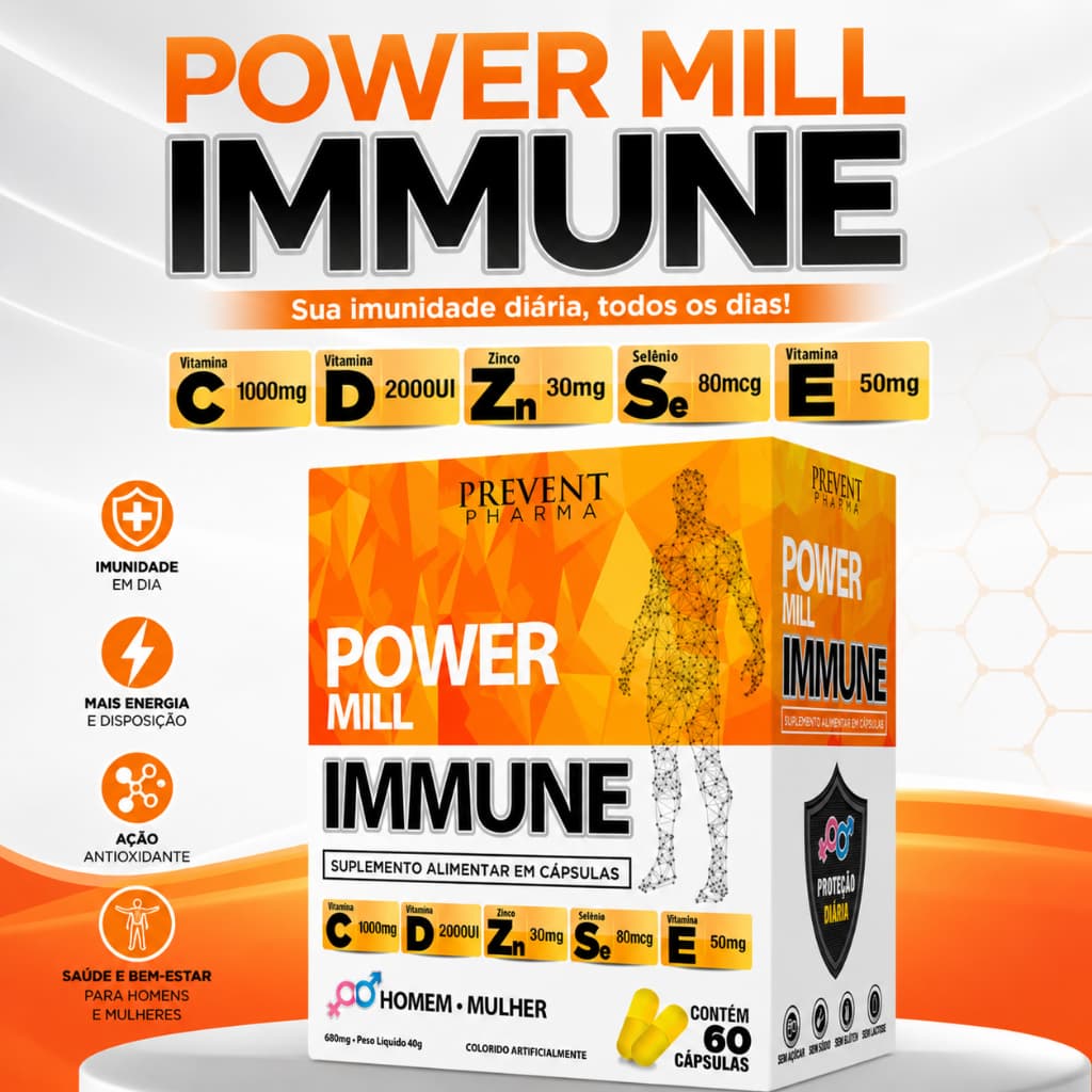 Vitamina CDZSE Mais Imunidade - 60 Caps - Prevent Pharma
