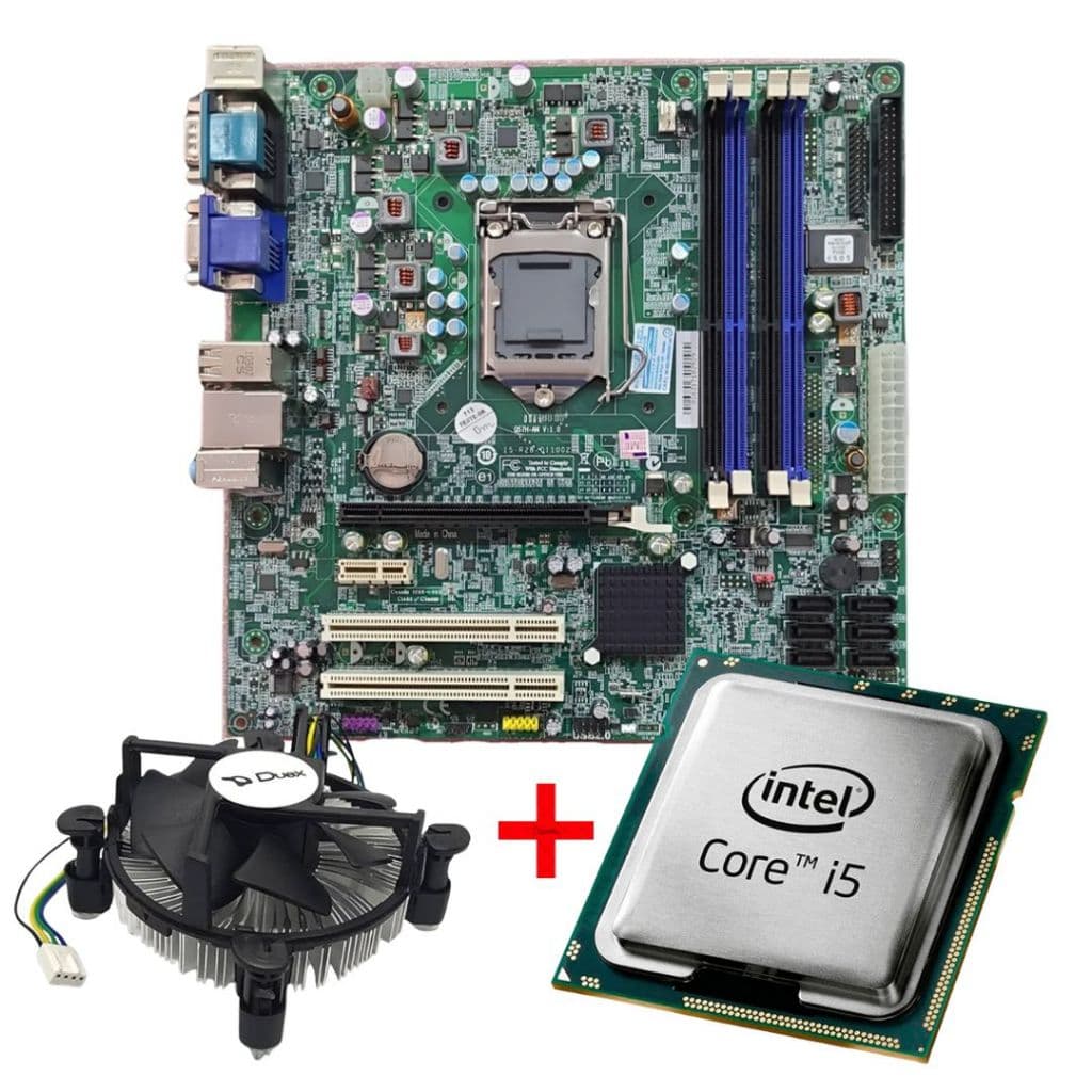 Kit Placa Mãe Upgrade – Kit 1156 -  IPM Q57 STI  + Processador Core i5 + Cooler  PROMOÇÃO