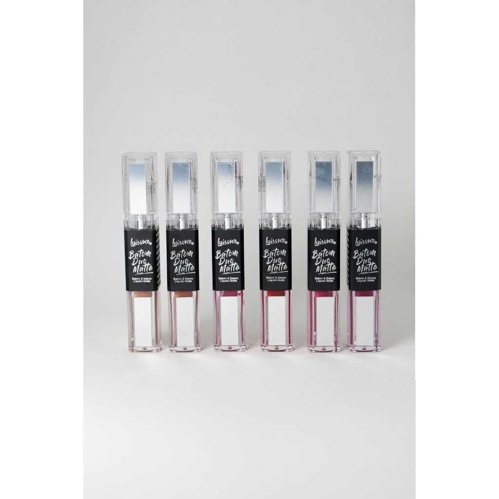 LUISANCE - BATOM DUO MATTE - BATOM MATTE LIQUIDO E EM BALA - PIGMENTAÇÃO INTENSA