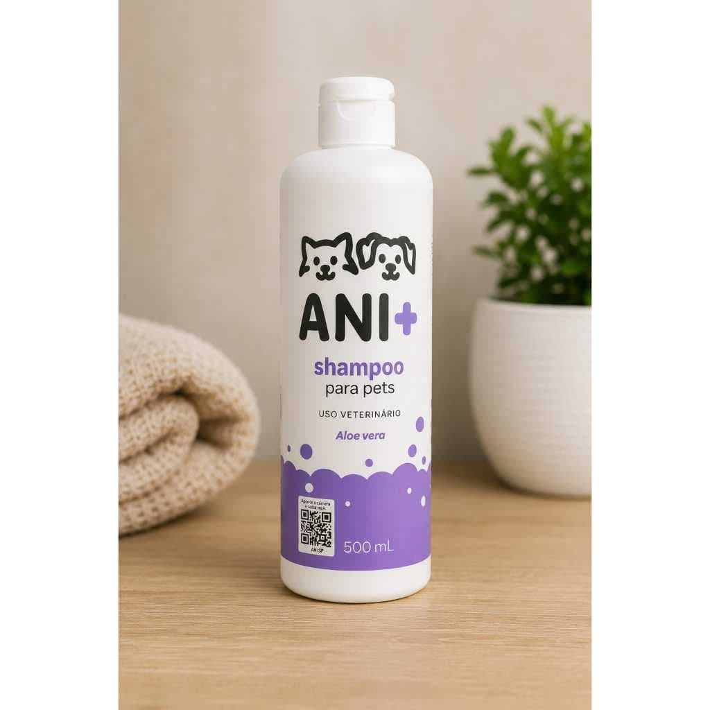 Shampoo An+ para Pets Cachorro e Gato - Fórmula Suave com Aloe Vera