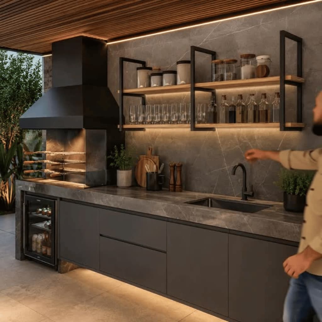 Suporte Prateleira Kit 3 Peças Estilo Industrial Ferro Parede Cozinha Área Gourmet 30x70