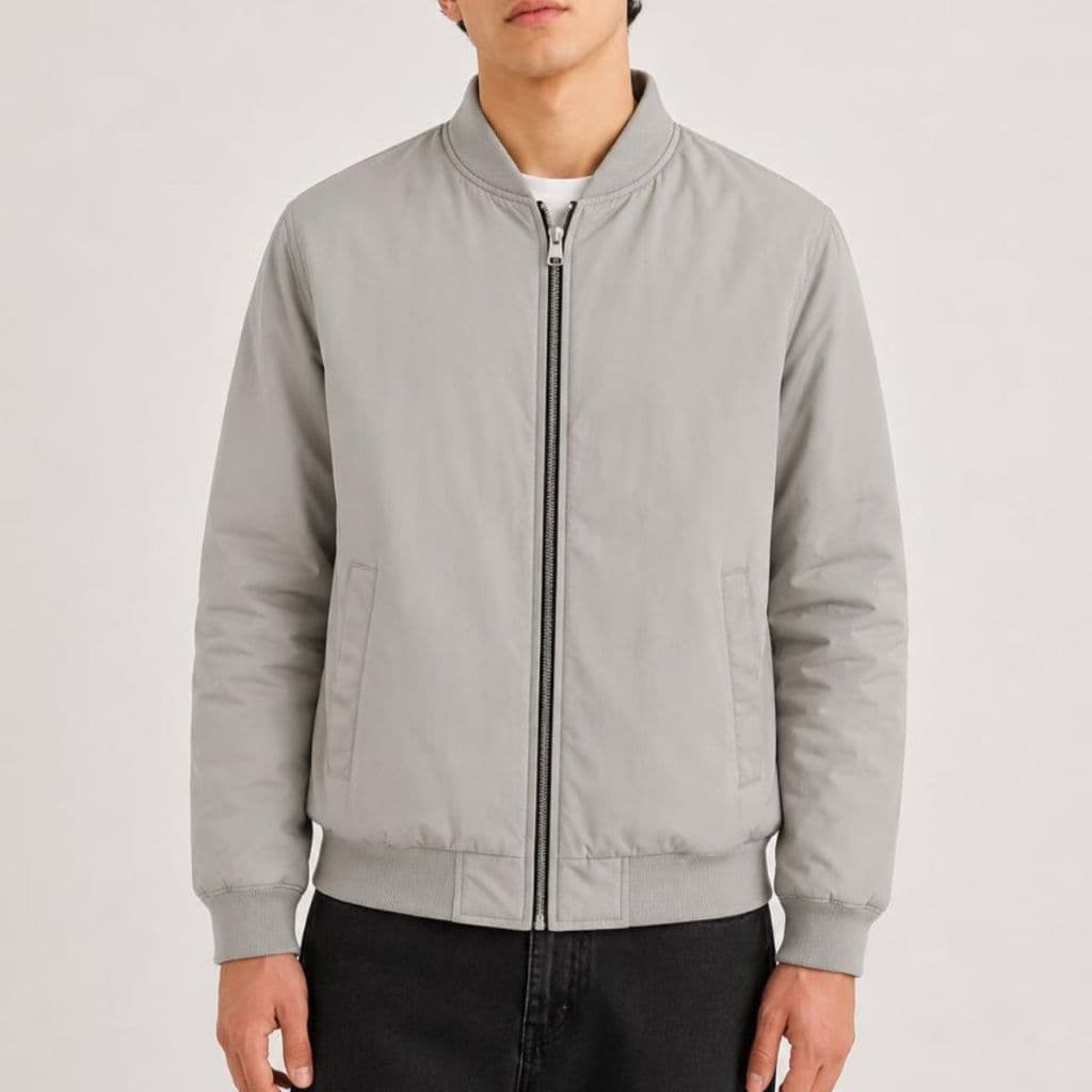 Jaqueta Masculina Sarja Dupla Face Reversível – 2 Cores em 1 | Estilo Casual Premium