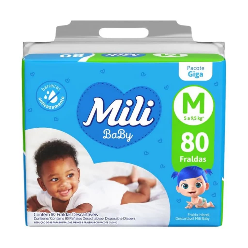 Fralda Mili Baby - Giga M