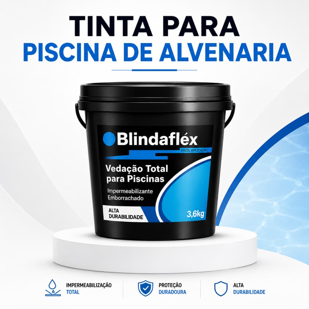 Manta Líquida Blindaflex 3,6L Impermeabilizante Acrílico Proteção Piscina Caixa D’Água e Cisternas