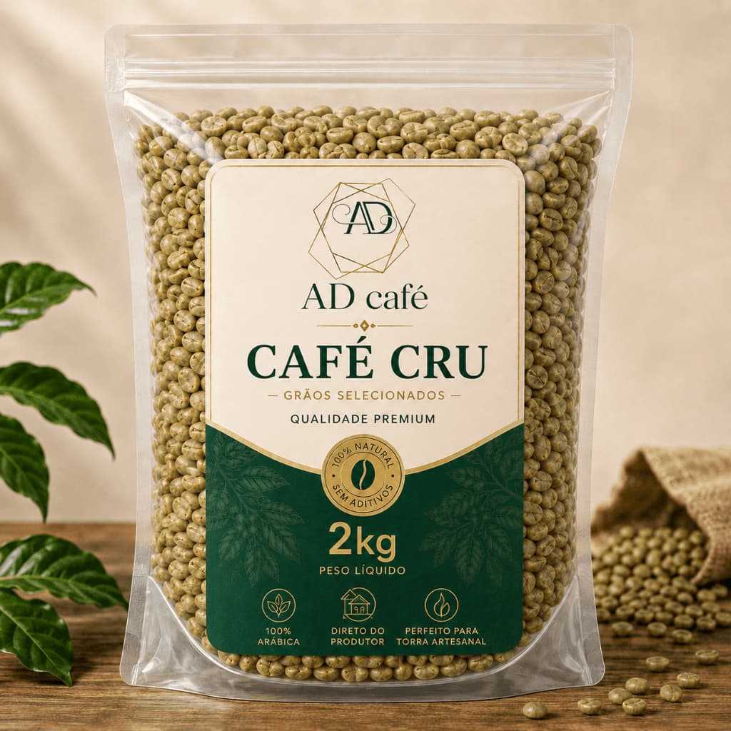 Café Cru 100% Arábica Para Torrar em Grãos Selecionados 2kg a 5kg Direto de Minas