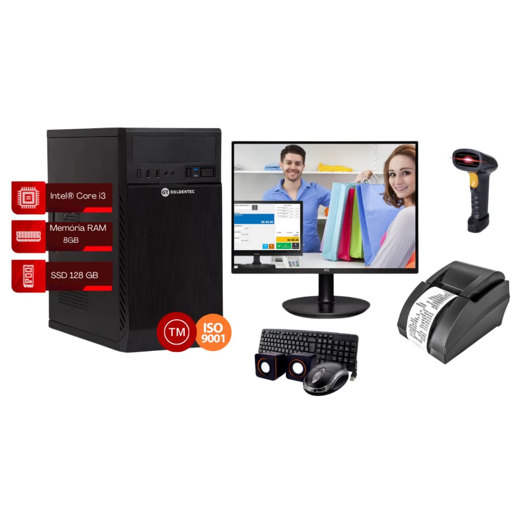Kit Pdv Completo + Sistema (grátis) / Comércio Em Geral