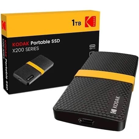 SSD Portátil Externo KODAK 1TB X200