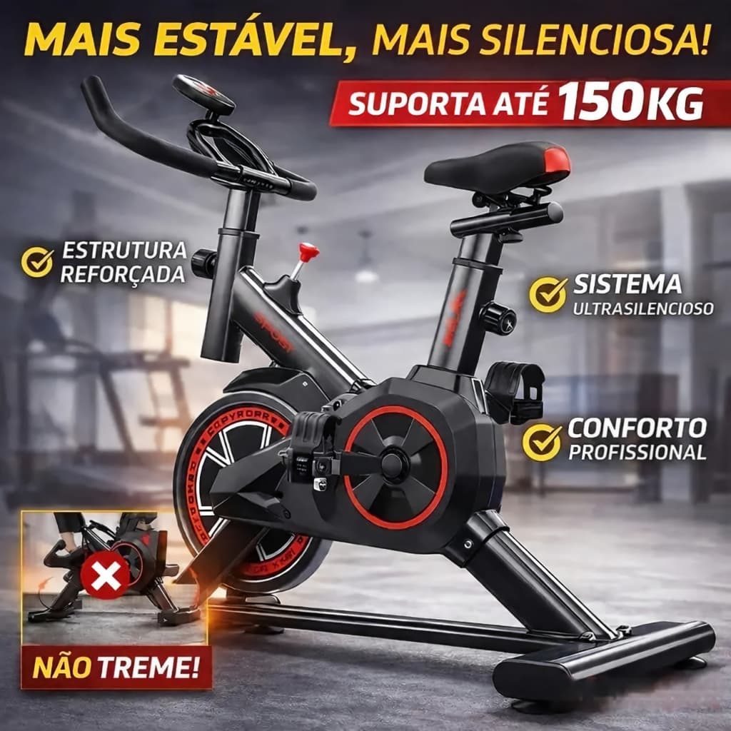 Spinning Exercise Bike for Home Exercises with Digital Monitor Supports up to 150kg