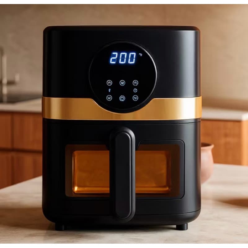 AIR FRYER FRITADEIRA DIGITAL ELÉTRICA EXTREAM 4,3L 110V COR PRETO GOLD