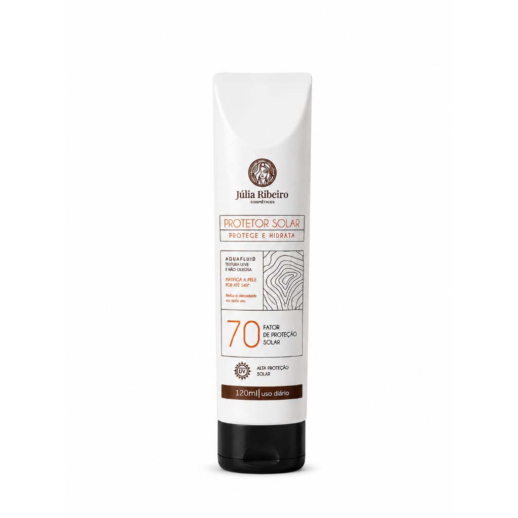 Protetor Solar FPS 70 150ml – Proteção UVA/UVB | Toque Seco para Rosto e Corpo