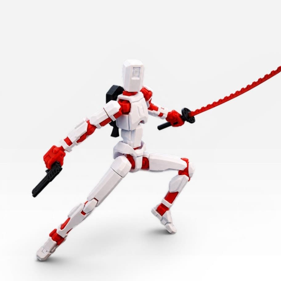 Robô Articulado - Dummy 13 Boneco de Ação Mecha Várias Cores Figure Action Colecionável com Acessórios