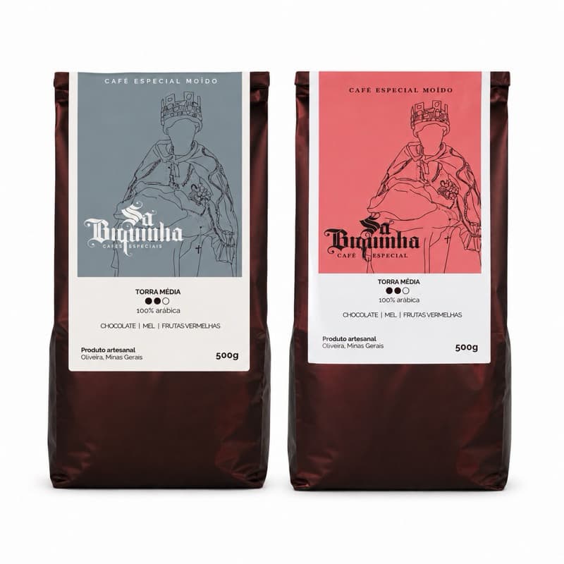 kit Degustação  Café  Sá Biquinha Especial Moído e em Grãos