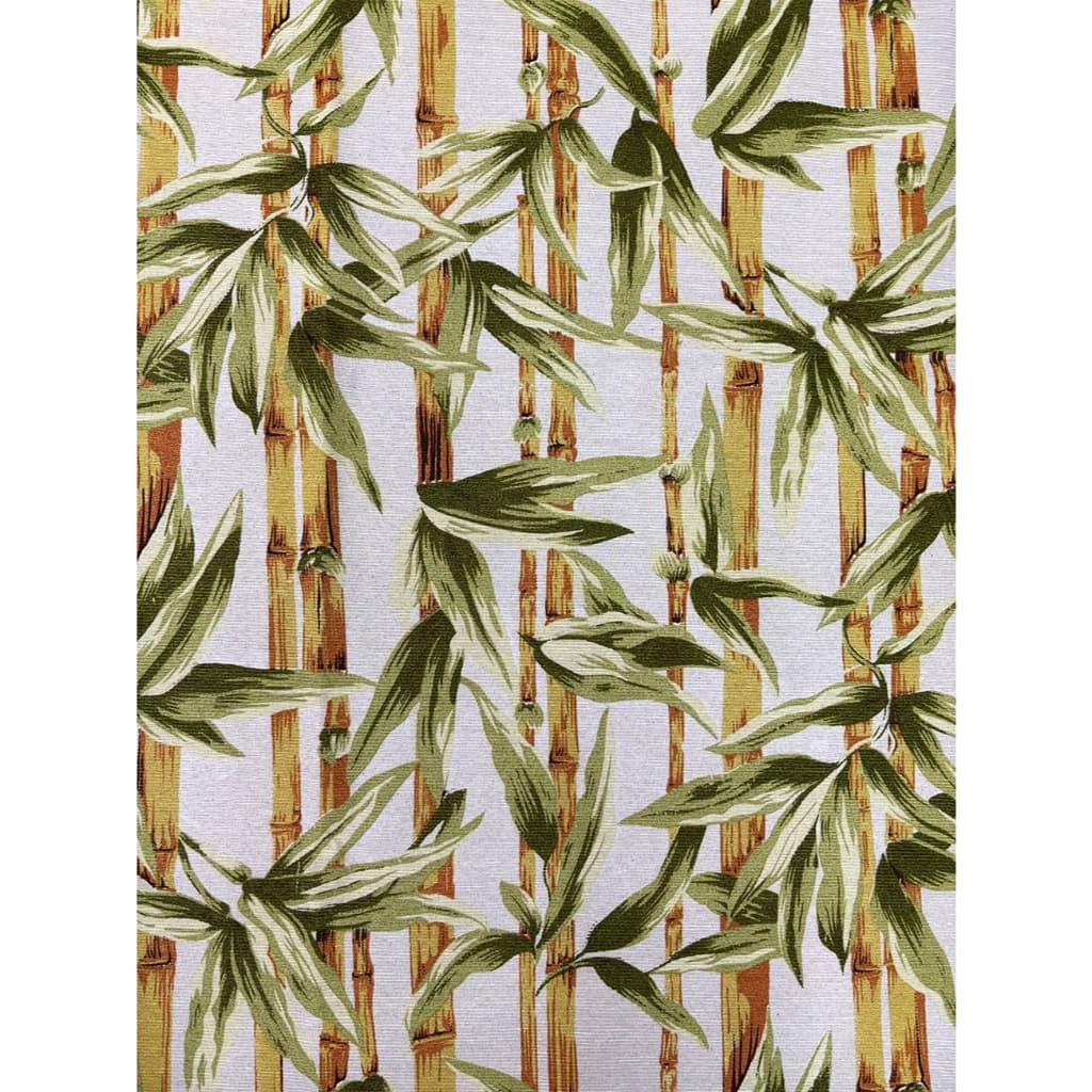 Tecido Para Decoração Artesanato Patchwork Bambu Folhas Folhagem 3 Metros