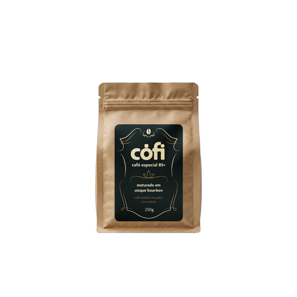 Café Cófi Especial em Grãos Maturado Uísque Bourbon 250g
