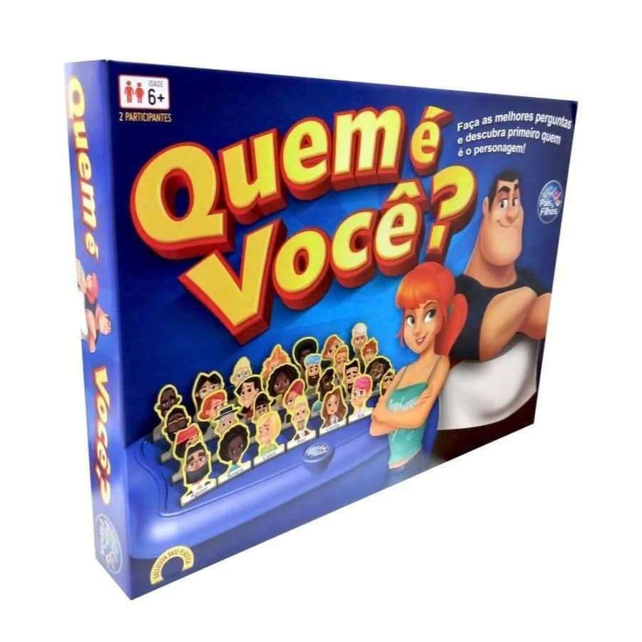 Jogo Quem é Você 7281 Pais & Filhos 2 a 4 Jogadores Jogo de Tabuleiro Familia