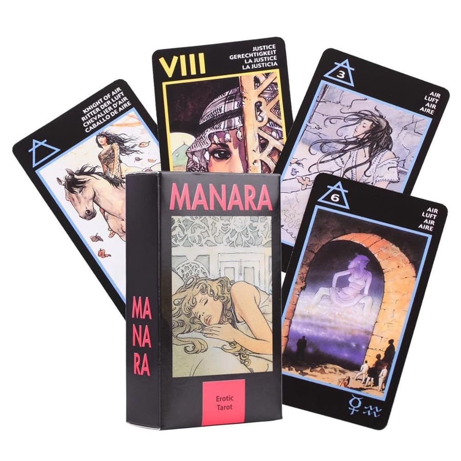 Jogo de Tabuleiro Manara Tarot, Baralho de Cartas de Mistério Divino, Jogos de Festa em Família, Versão em Inglês