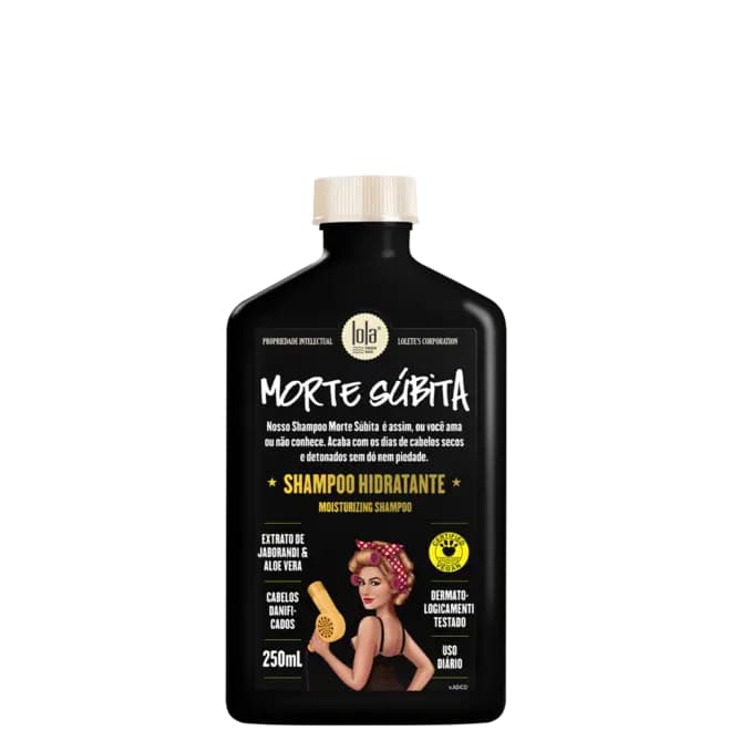 SHAMPOO HIDRATANTE MORTE SÚBITA 250ML HIDRATAÇÃO PROFUNDA