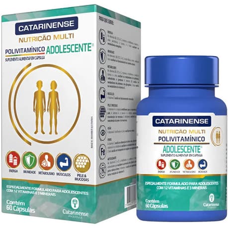 Vitamina Adolescente Infantil Multivitamínico Completa Kids Sem Sabor