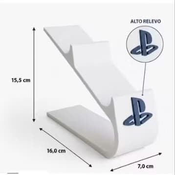 Suporte duplo para controle de vídeo game Base organizadora Setup gamer mesa