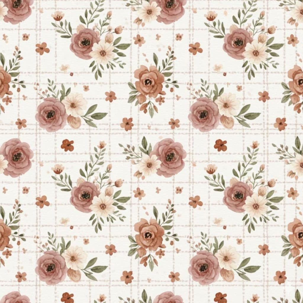 Tecido Patchwork Digital Cookies Girls Florzinhas D2610
