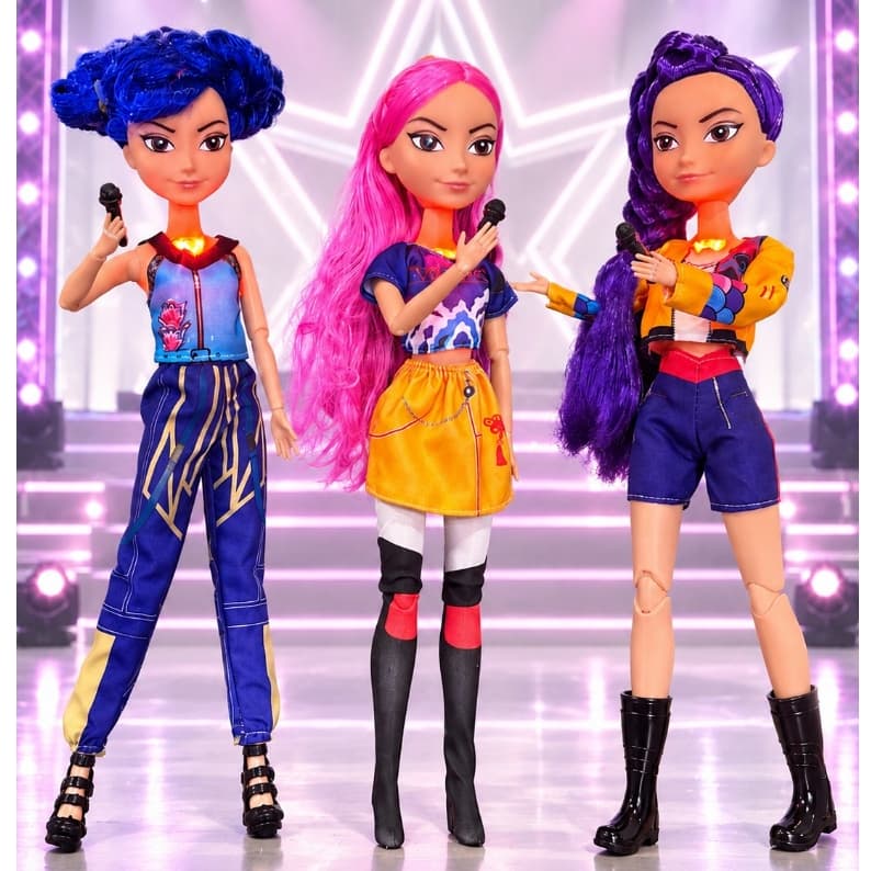 Boneca Realista 38CM Guerreiras do K-POP (NOVIDADE): Rumi, Mira, Zoey | Articulada | Musical | Luz | Presente | Crianças