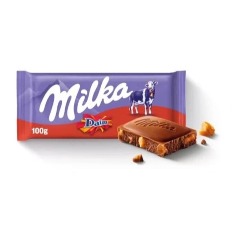 Chocolate Milka Importado Daim 90g