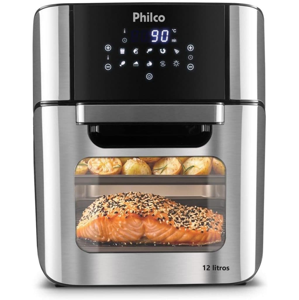 Fritadeira Forno Elétrico Sem Óleo Air Fry Oven Philco PFR2200P Digital 12 L 127v