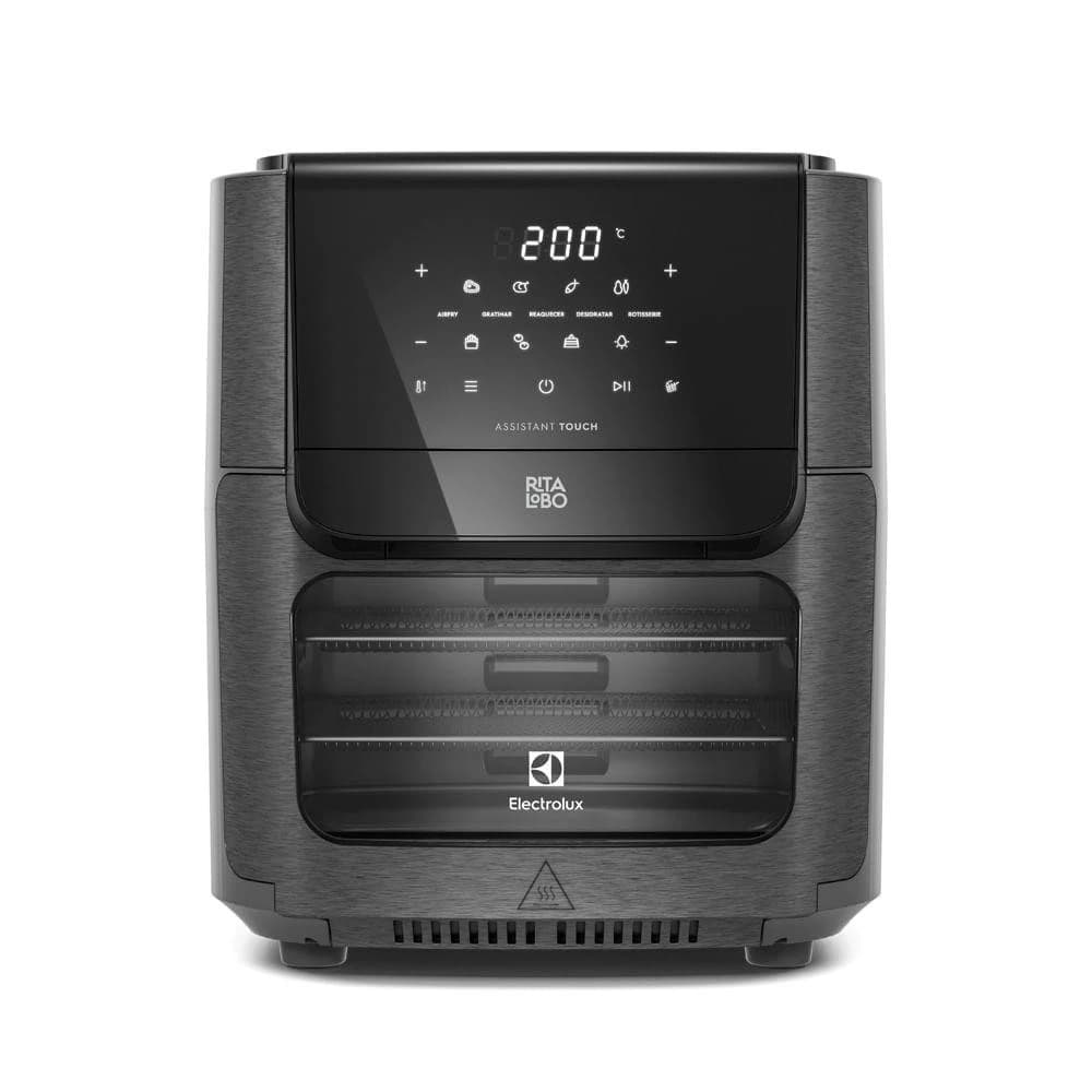 Air Fryer Oven 127v Electrolux por Rita Lobo 12L Digital Grafite Experience 1700W (EAF90) - OUTLET 127V