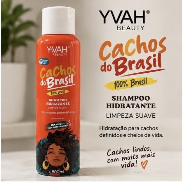 YVAH SHAMPOO HIDRATANTE CACHOS DO BRASIL