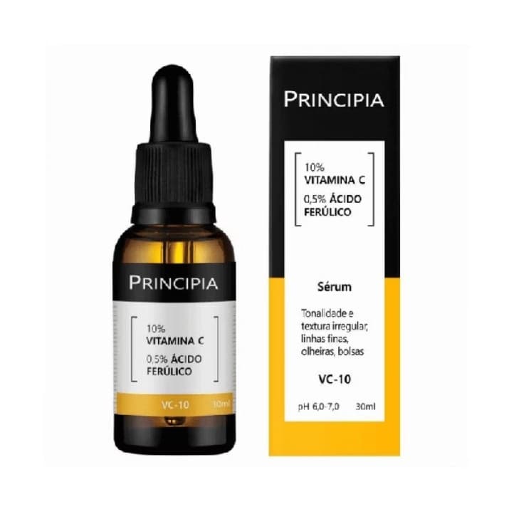 Principia Vitamina C - Sérum com 10% de Vitamina C e 0,5% de Ácido Ferúlico 30ML