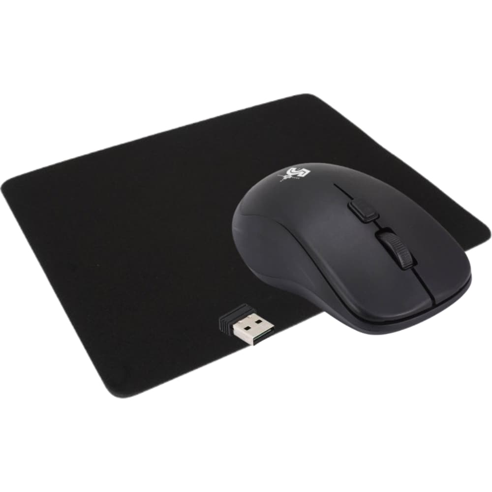 Kit Mouse Ergonomico Sem Fio Com Mouse Pad PC Notebook e Home Office