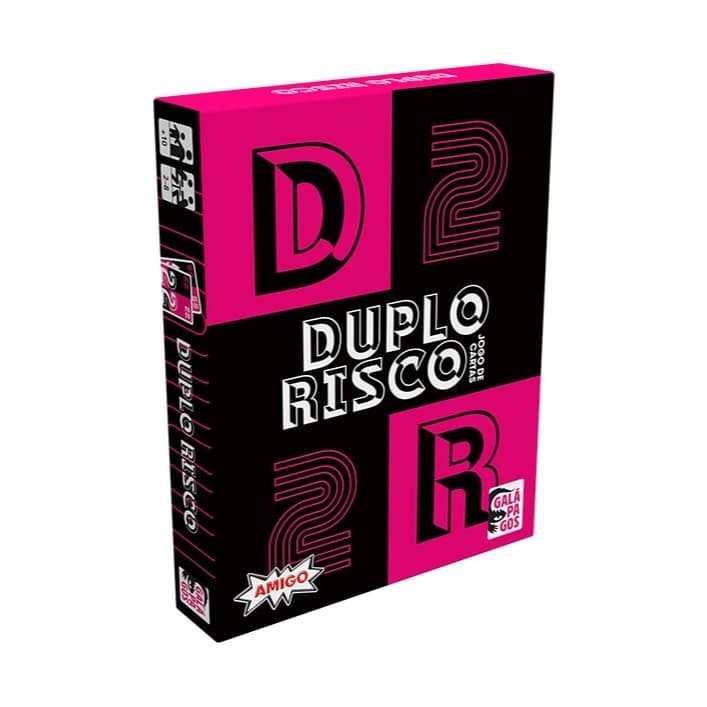 Jogo de Cartas Duplo Risco Asmodee Galápagos 2 a 8 Jogadores +8 Anos Estratégia Família