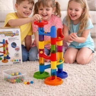 pista de bolinhas, labirinto infantil, brinquedo de montar, brinquedo educativo,  para bolinhas e brinquedo infantil