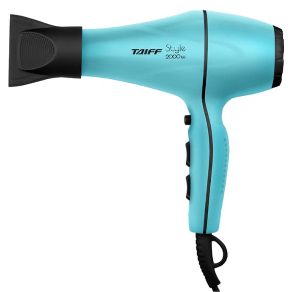 Secador Taiff Style 2000w Potente Motor Ac Profissional Secagem Rápida 110v Ou 220v Azul Original