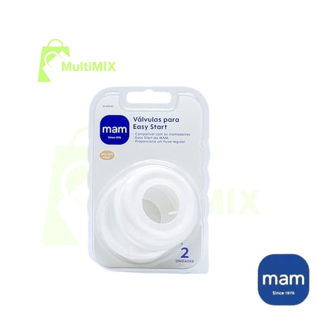 Kit 2x Válvula Mamadeira MAM Easy Start Reposição Anticolica ORIGINAL ENVIO IMEDIATO