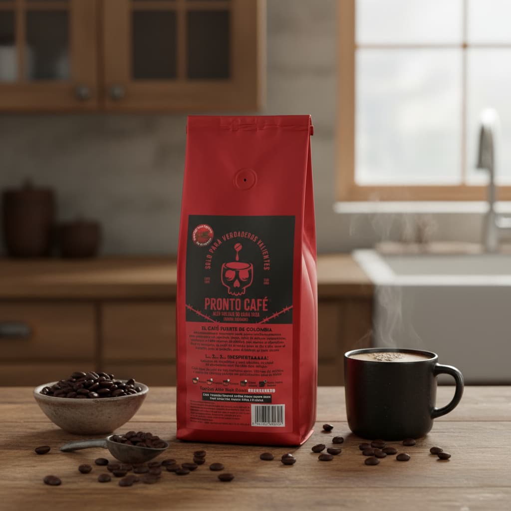 Café Pronto Colombiano Extra Forte Intenso Nota Chocolate Em Grão Torra Artesanal