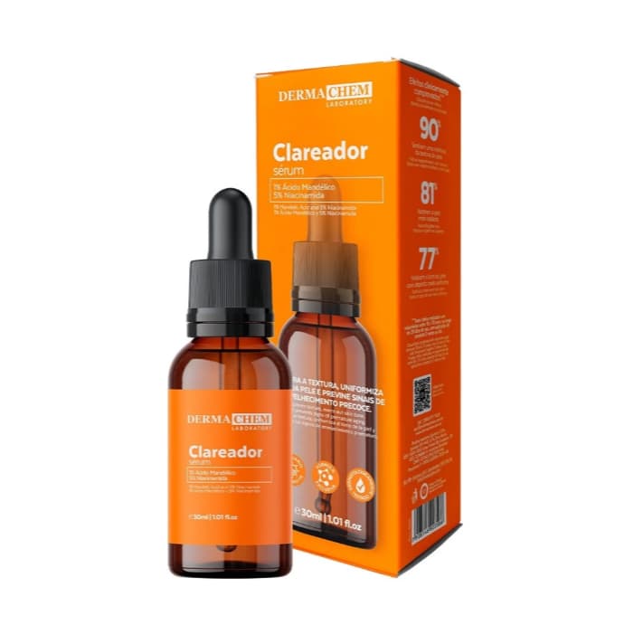 Dermachem Serum Facial Efeito Clareador e Uniformizador da Pele Clear Anti-idade 30ml